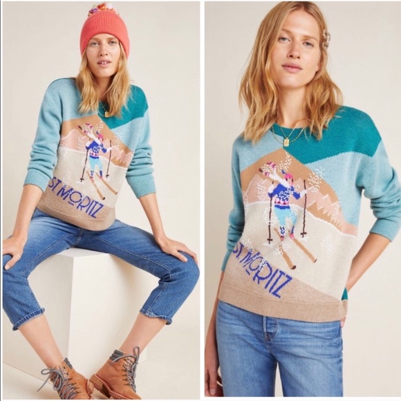 Anthropologie Sweaters - Anthropolgie st. Moritz sweater